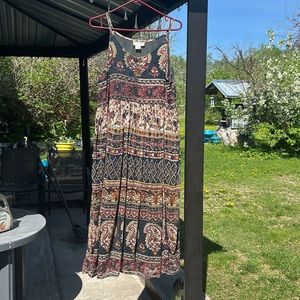 Bohemian style maxi dress, well loved but too small. Size M